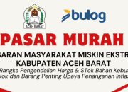 Pemkab Aceh Barat Gelar Pasar Murah