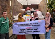 Karyawan PT KTS Salurkan Bantuan untuk Korban Banjir di Pante Ceuremen