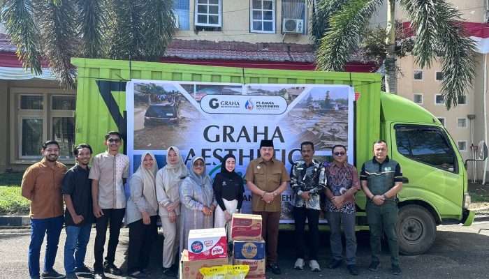 Graha Aesthetic Clinic Meulaboh Salurkan Bantuan Kemanusiaan untuk Korban Banjir Bandang Beutong Benggala