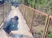Gerak Cepat, PUPR Aceh Barat Rehabilitasi Jembatan Gantung Desa Lawet