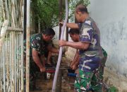 Tat Kala Ada Pesantren Kesulitan Air Bersih, Dansatgas TMMD Reguler Ke-127 Kodim 0105/Abar Gerak Cepat Membuatkan Sumur Bor
