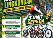 DLH Aceh Barat Gelar Lomba Aksi Bersih Lingkungan, Tiga Tim Tercepat Raih Sepeda